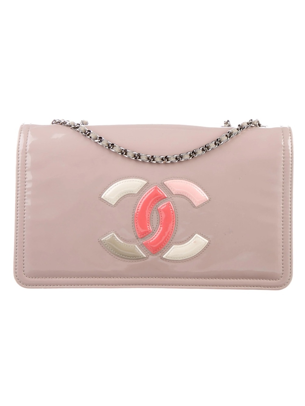 Chanel 2012 Vinyl Lipstick Wallet on chain